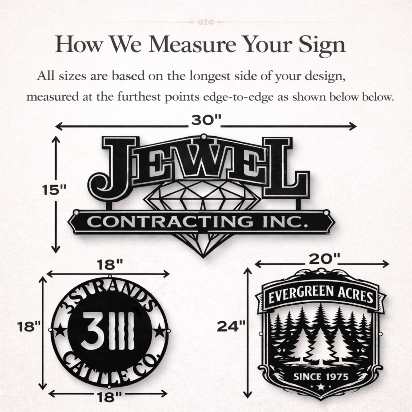 Custom Metal Signs — Crafted From Solid Steel