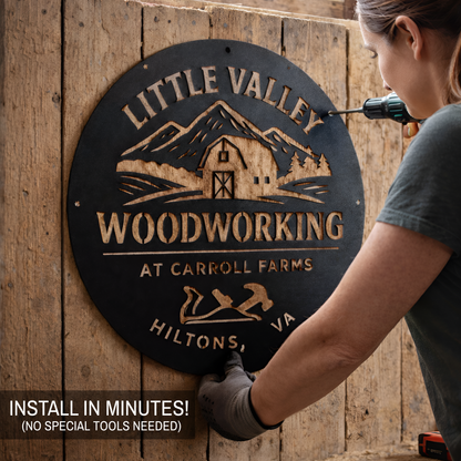 Custom Metal Signs — Crafted From Solid Steel