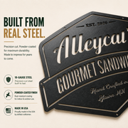 Custom Metal Signs — Crafted From Solid Steel